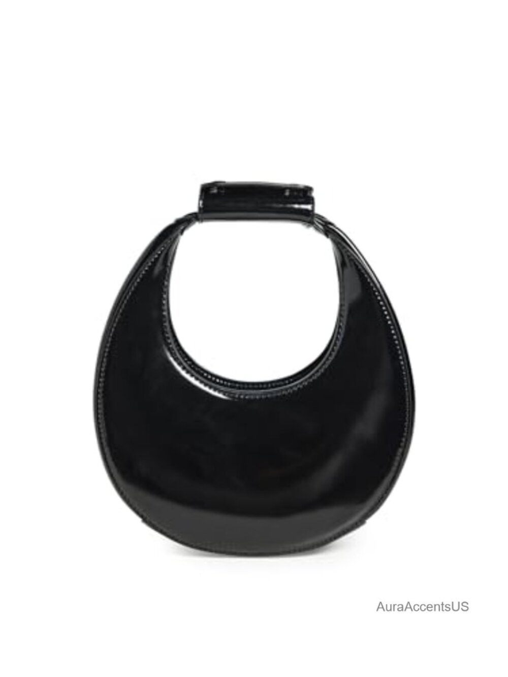 Suede Trapezoid Crossbody Bag with Adjustable Strap